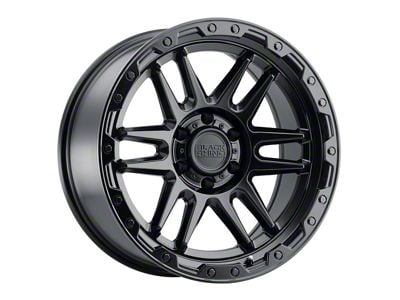 Black Rhino Apache Matte Black with Black Bolts 6-Lug Wheel; 20x9; 12mm Offset (14-18 Sierra 1500)