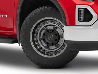 Black Rhino Armory Matte Gunblack 6-Lug Wheel; 20x9.5; 6mm Offset (19-25 Sierra 1500)