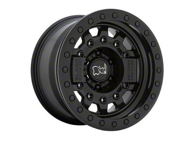 Black Rhino Avenger Beadlock Matte Black 6-Lug Wheel; 17x8.5; -30mm Offset (14-18 Sierra 1500)