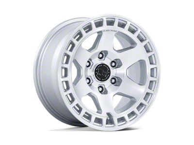 Black Rhino Bahari Gloss Silver with Machined Face 6-Lug Wheel; 17x8.5; 0mm Offset (19-25 Sierra 1500)