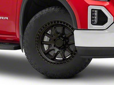 Black Rhino Calico Matte Black 6-Lug Wheel; 20x9; 0mm Offset (19-25 Sierra 1500)