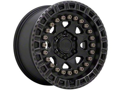 Black Rhino Carbine Matte Black with Machined Tinted Ring and Bronze Bolts 6-Lug Wheel; 20x9; 0mm Offset (19-24 Sierra 1500)