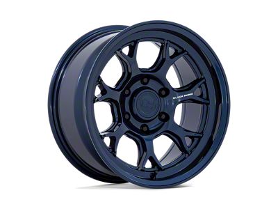 Black Rhino Etosha Gloss Midnight Blue 6-Lug Wheel; 17x8.5; 12mm Offset (19-25 Sierra 1500)