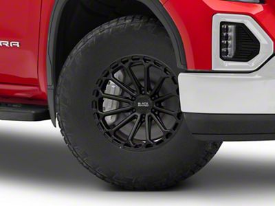 Black Rhino Kaizen Matte Black 6-Lug Wheel; 17x9.5; -12mm Offset (19-25 Sierra 1500)