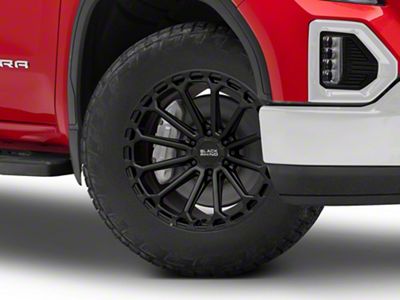 Black Rhino Kaizen Matte Black 6-Lug Wheel; 20x9.5; -18mm Offset (19-25 Sierra 1500)