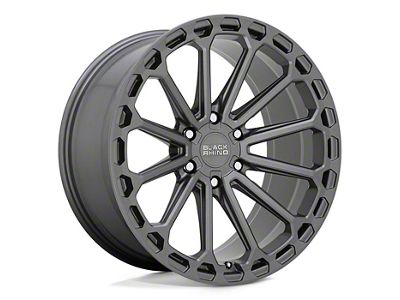 Black Rhino Kaizen Matte Gunmetal 6-Lug Wheel; 17x9.5; -12mm Offset (19-25 Sierra 1500)