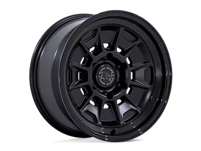 Black Rhino Mondo Matte Black with Gloss Black Lip 6-Lug Wheel; 17x8.5; 20mm Offset (19-26 Sierra 1500)