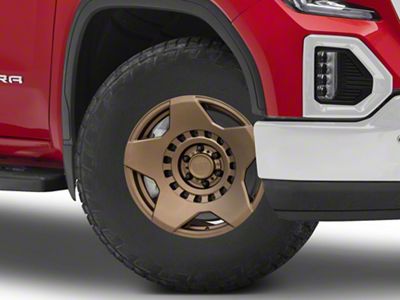 Black Rhino Muzzle Matte Bronze 6-Lug Wheel; 17x9; -18mm Offset (19-25 Sierra 1500)
