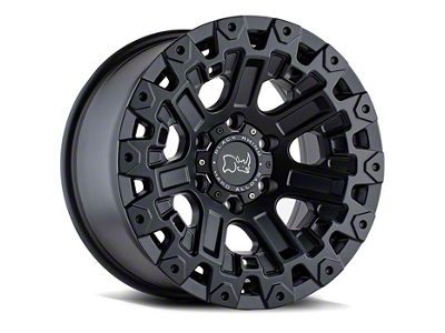 Black Rhino Ozark Matte Black 6-Lug Wheel; 17x9.5; 12mm Offset (19-24 Sierra 1500)