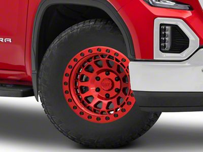 Black Rhino Primm Candy Red with Black Bolts 6-Lug Wheel; 18x9.5; -12mm Offset (19-25 Sierra 1500)