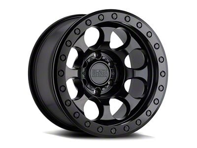 Black Rhino Riot Beadlock Matte Black 6-Lug Wheel; 17x8.5; 0mm Offset (19-25 Sierra 1500)