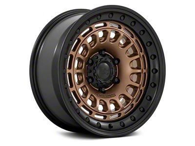 Black Rhino Sahara Matte Bronze with Gloss Black Lip 6-Lug Wheel; 17x9; 0mm Offset (14-18 Sierra 1500)