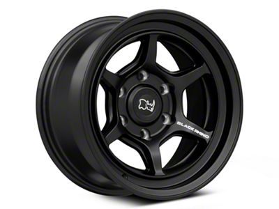 Black Rhino Shogun Matte Black 6-Lug Wheel; 16x8; -10mm Offset (99-06 Sierra 1500)