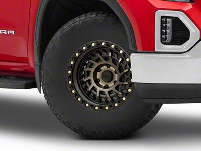 Black Rhino Shredder Matte Black with Machined Dark Tint 6-Lug Wheel; 17x9; -12mm Offset (19-25 Sierra 1500)