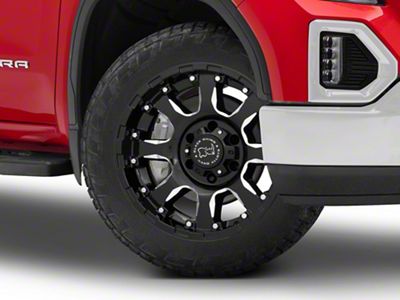 Black Rhino Sierra Gloss Black Milled 6-Lug Wheel; 22x10; 12mm Offset (19-25 Sierra 1500)