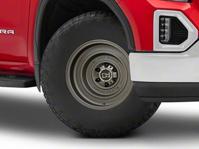 Black Rhino Solid Matte Gunblack 6-Lug Wheel; 17x9.5; -12mm Offset (19-25 Sierra 1500)
