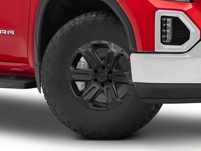 Black Rhino Wanaka Matte Black 6-Lug Wheel; 17x8.5; 12mm Offset (19-25 Sierra 1500)