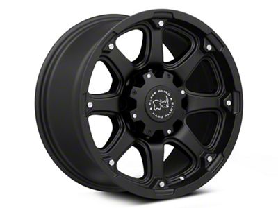 Black Rhino Glamis Matte Black 8-Lug Wheel; 20x9; -12mm Offset (07-10 Sierra 2500 HD)