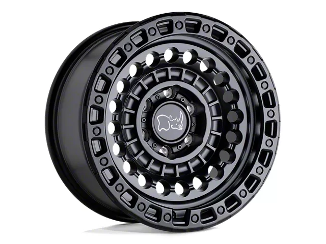Black Rhino Sentinel Matte Black 8-Lug Wheel; 17x8.5; 0mm Offset (20-24 Sierra 2500 HD)