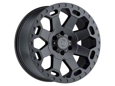 Black Rhino Warlord Matte Gunmetal 8-Lug Wheel; 17x9; -12mm Offset (20-25 Sierra 2500 HD)