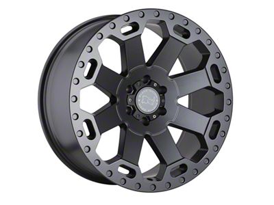 Black Rhino Warlord Matte Gunmetal 8-Lug Wheel; 20x9; -12mm Offset (07-10 Sierra 2500 HD)