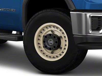 Black Rhino Armory Desert Sand 8-Lug Wheel; 17x9.5; -18mm Offset (20-25 Sierra 3500 HD SRW)