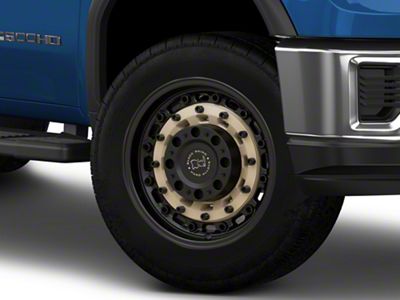 Black Rhino Arsenal Sand On Black 8-Lug Wheel; 20x9.5; 12mm Offset (20-25 Sierra 3500 HD SRW)