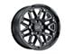 Black Rhino Hollister Gloss Black Milled 8-Lug Wheel; 18x9.5; -18mm Offset (07-10 Sierra 3500 HD SRW)