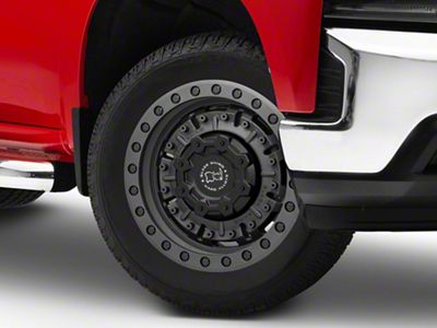 Black Rhino Abrams Textured Matte Gunmetal 6-Lug Wheel; 20x9.5; 12mm Offset (19-25 Silverado 1500)