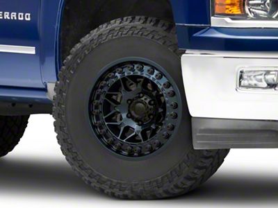 Black Rhino Alpha Midnight Blue 6-Lug Wheel; 17x9; -12mm Offset (14-18 Silverado 1500)