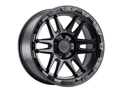 Black Rhino Apache Matte Black with Black Bolts 6-Lug Wheel; 20x9; 12mm Offset (19-25 Silverado 1500)