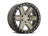 Black Rhino Attica Matte Bronze with Brass Bolts 6-Lug Wheel; 18x9.5; -18mm Offset (19-25 Silverado 1500)