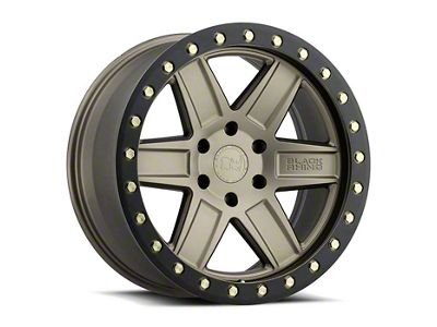 Black Rhino Attica Matte Bronze with Brass Bolts 6-Lug Wheel; 18x9.5; -18mm Offset (19-25 Silverado 1500)