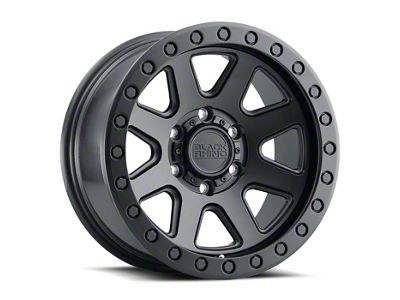 Black Rhino Baker Matte Black 6-Lug Wheel; 17x8.5; 0mm Offset (19-25 Silverado 1500)