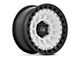 Black Rhino Barrage Gloss White on Matte Black 6-Lug Wheel; 18x9; 0mm Offset (19-24 Silverado 1500)