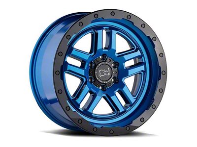 Black Rhino Barstow Dearborn Blue 6-Lug Wheel; 17x9.5; 12mm Offset (14-18 Silverado 1500)