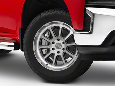 Black Rhino Chase Brushed Gunmetal 6-Lug Wheel; 20x8.5; 0mm Offset (19-25 Silverado 1500)