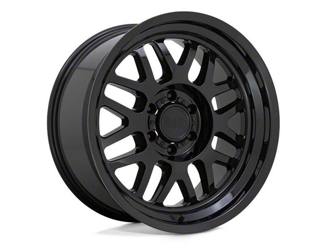 Black Rhino Delta Gloss Black 6-Lug Wheel; 20x9.5; -18mm Offset (19-24 Silverado 1500)