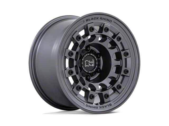 Black Rhino Fuji Matte Gunmetal 6-Lug Wheel; 17x8; 20mm Offset (14-18 Silverado 1500)