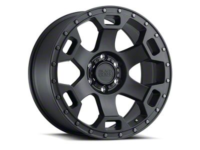 Black Rhino Gauntlet Semi Gloss Black with Gunmetal Bolts 6-Lug Wheel; 18x9; -18mm Offset (19-25 Silverado 1500)