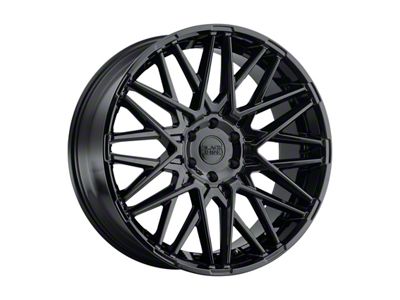 Black Rhino Morocco Gloss Black 6-Lug Wheel; 20x9; 15mm Offset (19-25 Silverado 1500)