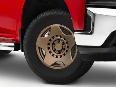 Black Rhino Muzzle Matte Bronze 6-Lug Wheel; 17x9; 0mm Offset (19-25 Silverado 1500)