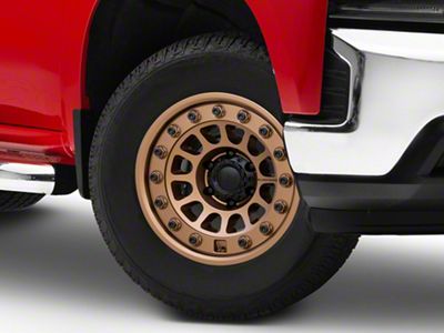 Black Rhino Outback Matte Bronze 6-Lug Wheel; 17x8; 32mm Offset (19-26 Silverado 1500)