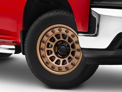 Black Rhino Outback Matte Bronze 6-Lug Wheel; 18x8.5; 0mm Offset (19-25 Silverado 1500)