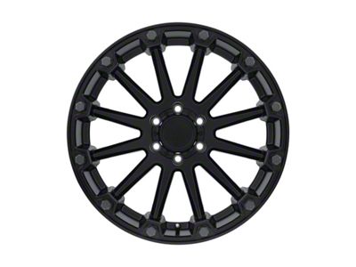 Black Rhino Pinnacle Semi Gloss Black with Gunmetal Bolts 6-Lug Wheel; 17x8.5; -18mm Offset (14-18 Silverado 1500)