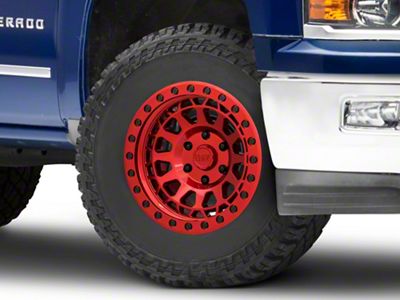 Black Rhino Primm Candy Red with Black Bolts 6-Lug Wheel; 17x9; 0mm Offset (14-18 Silverado 1500)