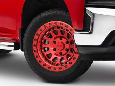 Black Rhino Primm Candy Red with Black Bolts 6-Lug Wheel; 20x9.5; 12mm Offset (19-25 Silverado 1500)