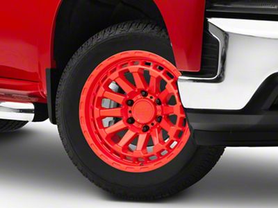 Black Rhino Raid Gloss Red 6-Lug Wheel; 20x9.5; 12mm Offset (19-25 Silverado 1500)