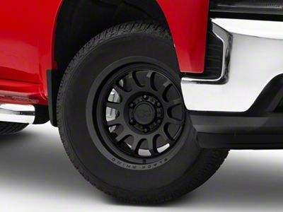 Black Rhino Rapid Matte Black 6-Lug Wheel; 18x8.5; 0mm Offset (19-25 Silverado 1500)