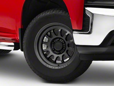Black Rhino Rapid Matte Brushed Gunmetal 6-Lug Wheel; 18x9.5; -18mm Offset (19-25 Silverado 1500)